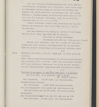 Журнал боевых действий 6-й армии № 5 (1.8-17.8.1943). Германия